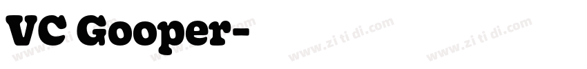 VC Gooper字体转换